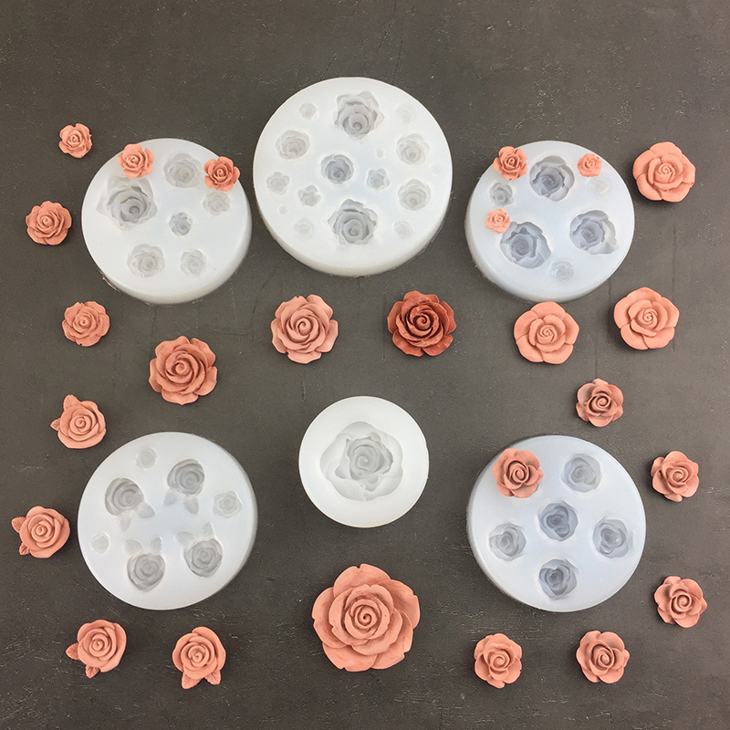 Soap Making Workshop - Силиконовые 3D формы в форме розы,