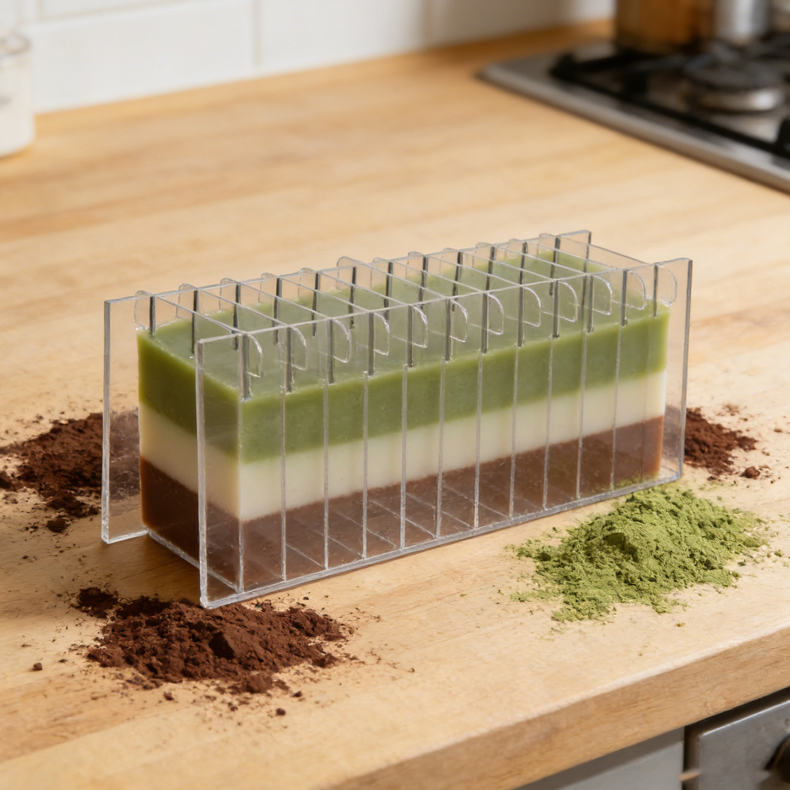 Soap Making Kit For Beginners - Акриловая разделительная доска для силиконовых форм,