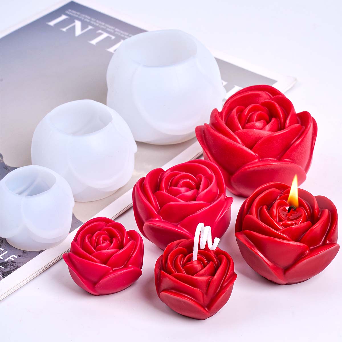 Soap Making Scents - 3D силиконовая форма для свечей в