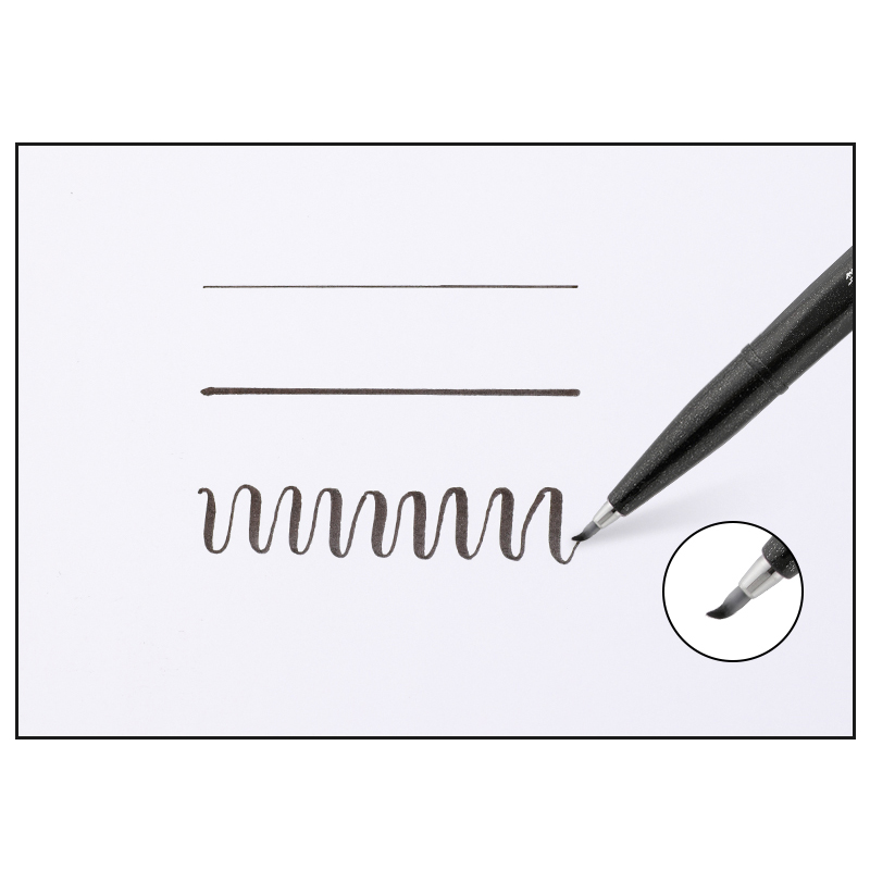 Ручка-кисточка PENTEL с тонким – обзор и цена Pentel Pen Sign Pen